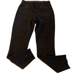 ZARA BASIC suede like zipper ankle legging pants  Size Medium (runs small)